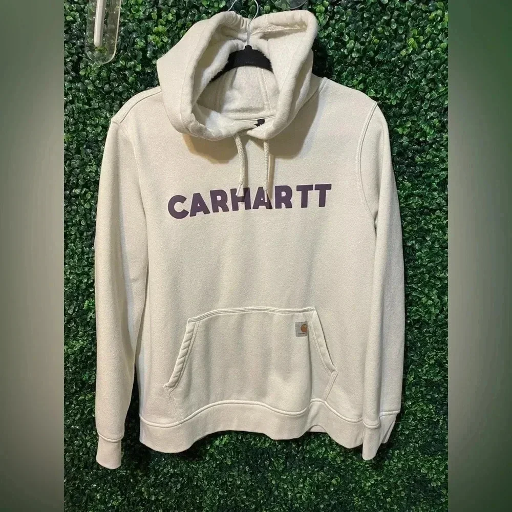 Kids Carhatt | Relaxed Fit Midweight logo graphic Hoodie | Size XL (16-18)